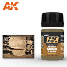 AK Summer Kursk Earth Effects enamel color by AK Interactive for realistic ochre earth weathering and wash effects