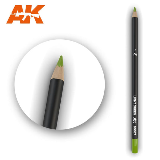 AK Interactive Watercolor Weathering Pencil Light Green