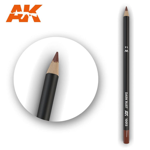 AK Interactive Watercolor Weathering Pencil Dark Rust