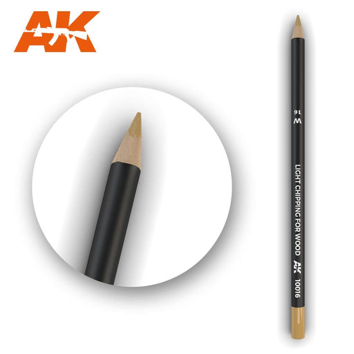 AK Interactive Watercolor Weathering Pencil Light Chipping For Wood