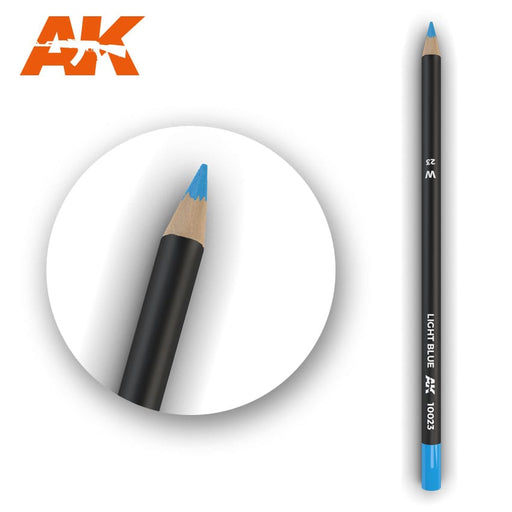 AK Interactive Watercolor Weathering Pencil Light Blue