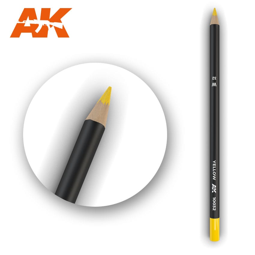 AK Interactive Watercolor Weathering Pencil Yellow