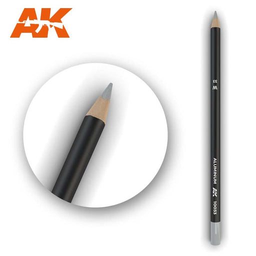AK Interactive Watercolor Weathering Pencil Aluminum