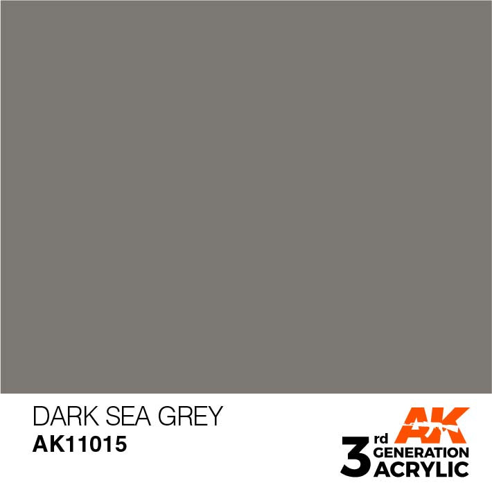 AK Interactive Paint 3rd Gen Paint: Dark Sea Grey