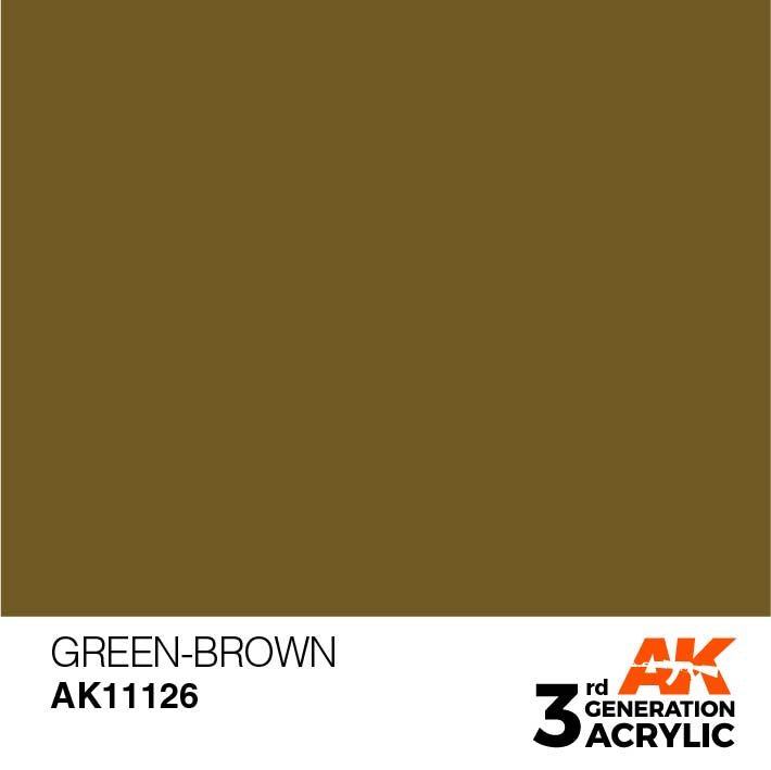 AK Interactive 3rd Gen Green-Brown