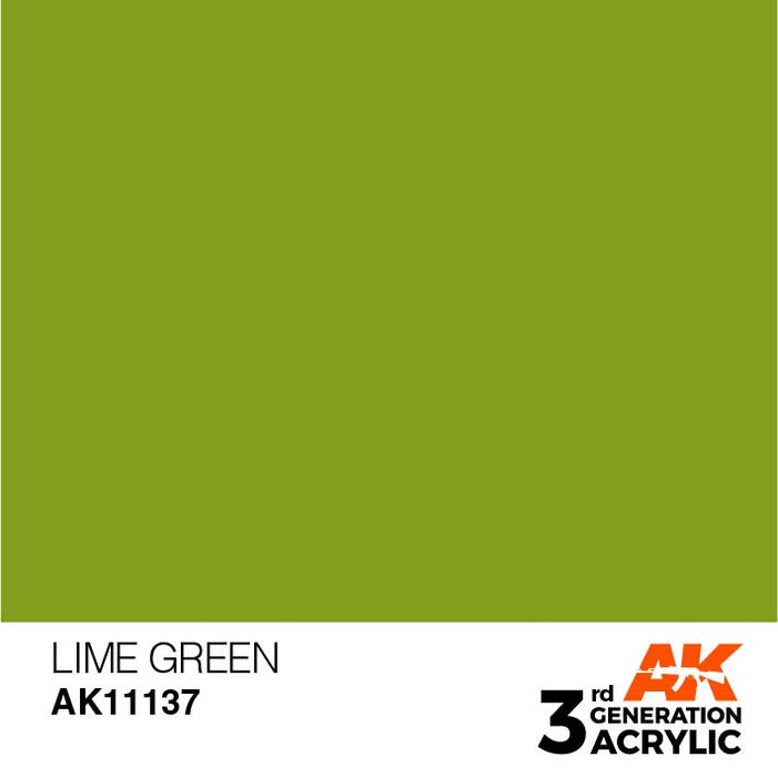 AK Interactive Paint 3rd Gen Paint: Lime Green