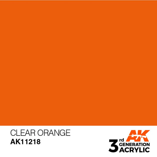 AK Interactive 3rd Gen Clear Orange 