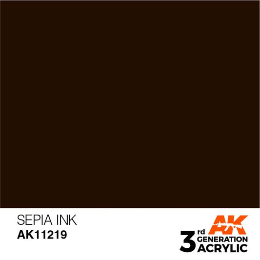 AK Interactive 3rd Gen Sepia Ink 