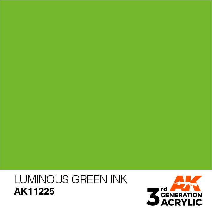 AK Interactive 3rd Gen Luminous Green Ink