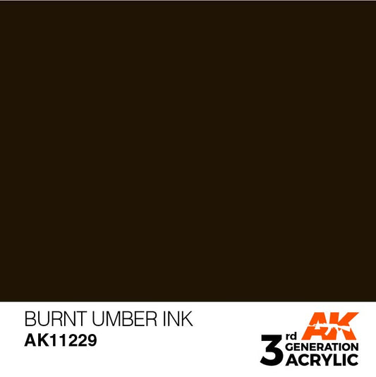 AK Interactive 3rd Gen Burnt Umber Ink