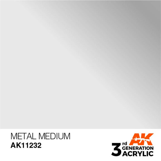 AK Interactive 3rd Gen Metal Medium