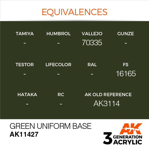 AK Interactive Green Uniform Base 