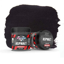 AK Asphalt Battle Ground Terrains acrylic paint in black-grey for realistic wargame asphalt textures and dioramas.