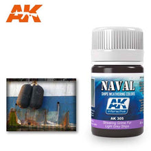 AK Streaking Grime For Light Grey Ships by AK Interactive for realistic naval weathering effects on model ships.