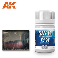 AK Salt Streaks For Ships weathering product by AK Interactive for realistic naval ship model detailing.