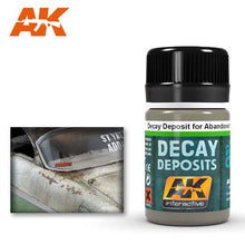 AK Decay Deposit For Abandoned Vehicles by AK Interactive simulating realistic rust and decay effects on models.