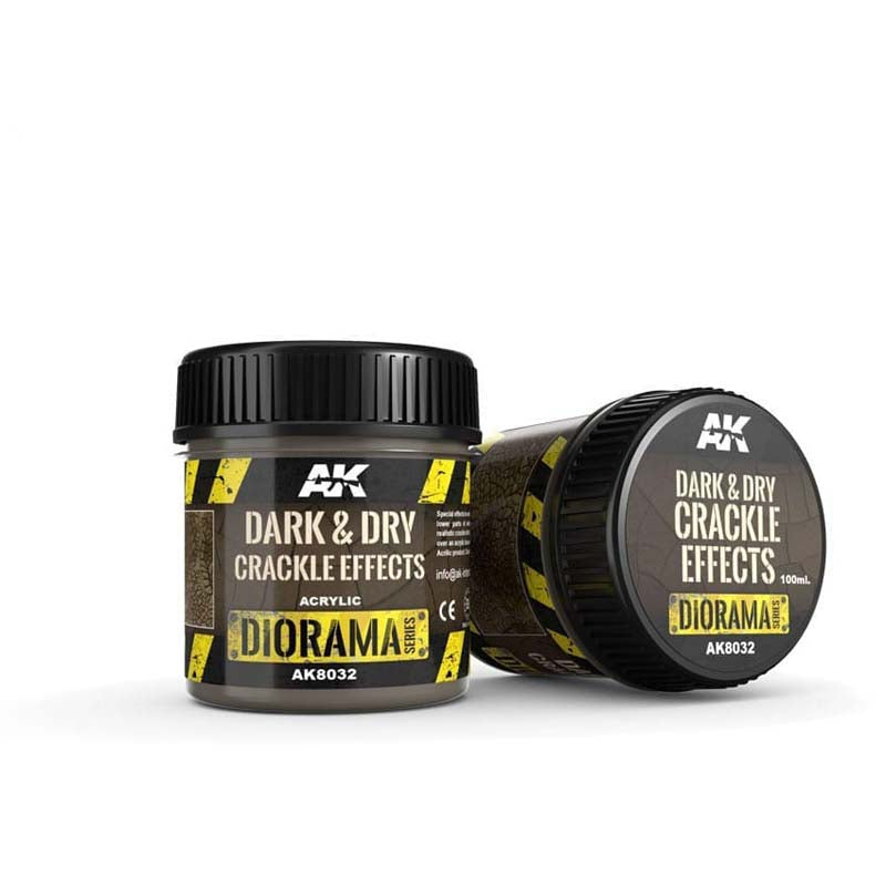 AK Interactive Dark & Dry Crackle Effects