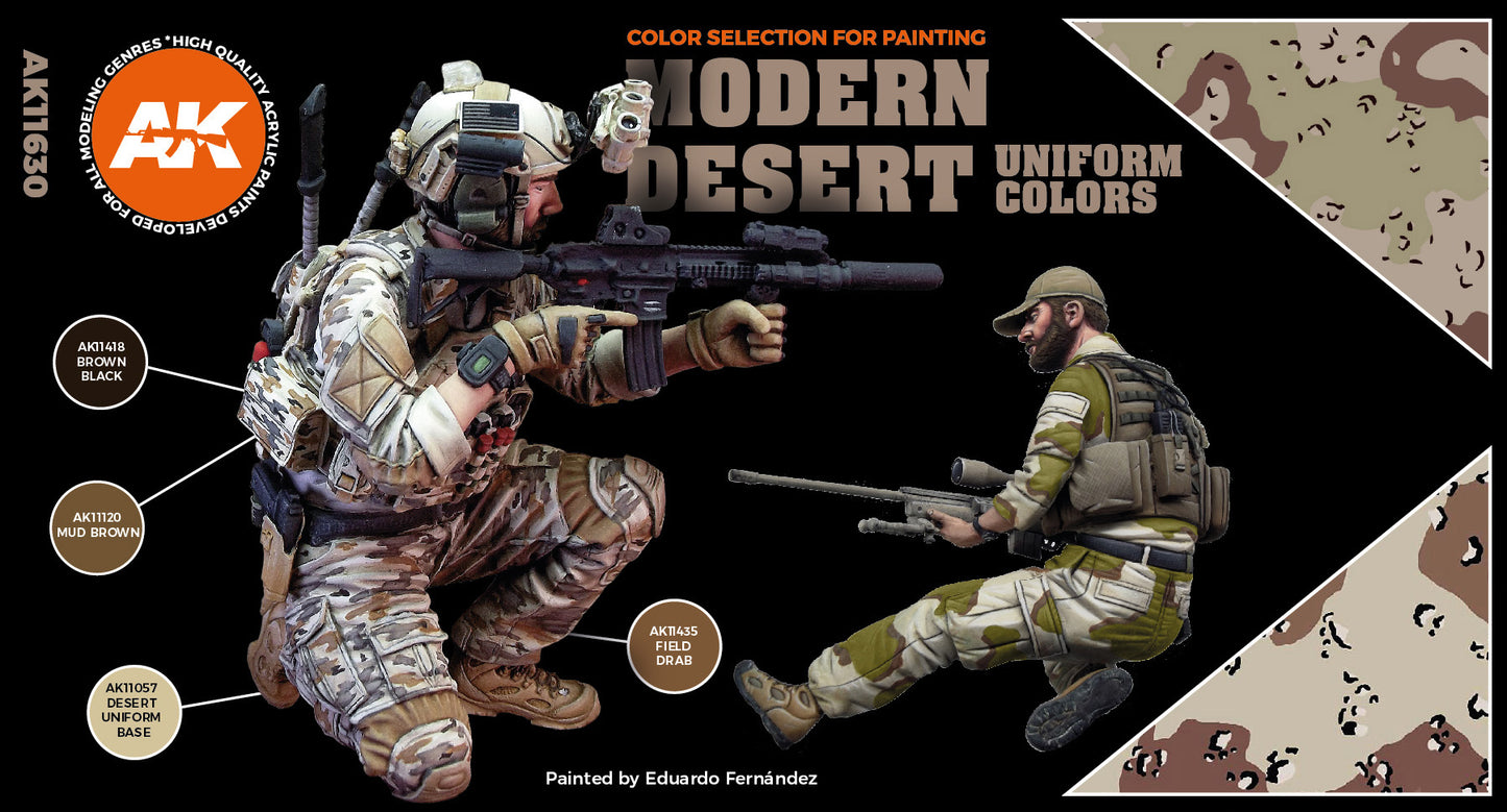 Ak Interactive 3rdGen Modern Desert Uniform Colors
