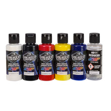 Wicked Detail Sampler Set with 2oz multi-surface airbrush colors and reducer for detailed acrylic painting projects.