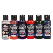 Wicked Detail Flesh Tone Set with six 2oz water-based multi-surface airbrush acrylics by Createx Colors.