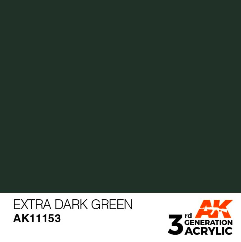 AK Interactive 3rd Gen Extra Dark Green