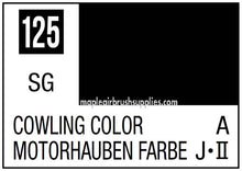 Mr. Color Cowling Color 125 SG label showing product code and description for Mr Hobby model paint.