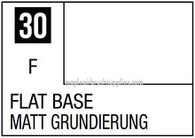 Mr. Color Flat Base 30ml label showing flat base flat matt grundierung for model paint base coat.