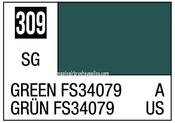 Cc309 Color Code Mr Hobby Mr Color 309 Green FS34079 – Maple Airbrush Supplies