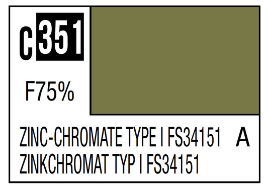 Mr. Color Zinc-Chromate Type FS34151