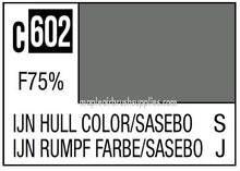 Mr. Color IJN Hull Color Sasebo 10ml paint swatch in muted gray shade for model detailing by Mr Hobby.