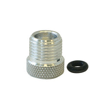 Paasche Airbrush to iwata Hose Adapter with metal threaded connector and rubber O-ring for secure airbrush hose connection.