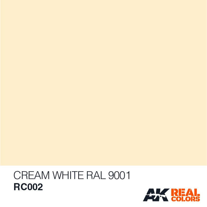 Real Colors Cream White RAL 9001