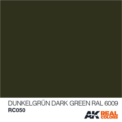  AK Real Colors Dunkelgrun - Dark Green RAL 6009 10ml