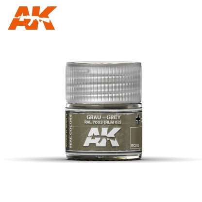  AK Real Colors Grau-Grey RAL 7003 (RLM 02) 10ml