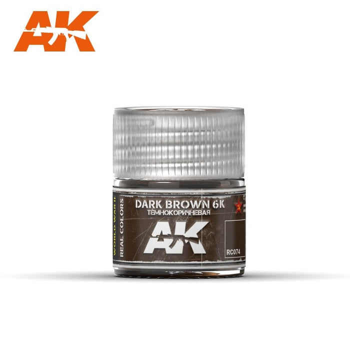 AK Interactive Real Colors Dark Brown 6K