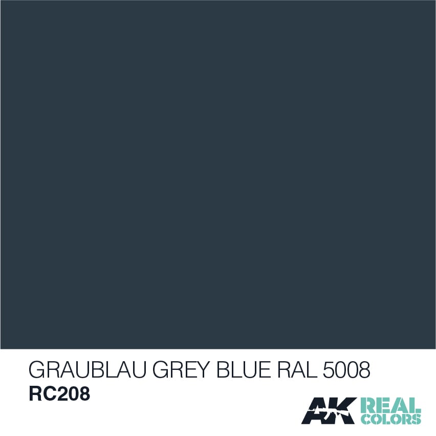 AK Real Colors Graublau-Grey Blue RAL 5008
