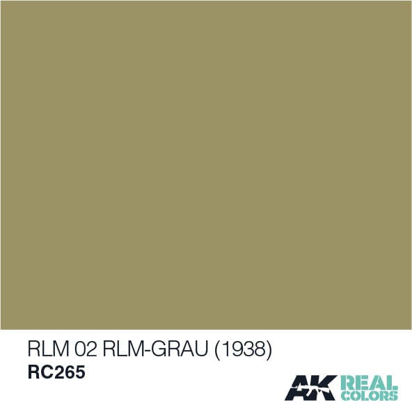 AK Real Colors RLM 02 RLM-GRAU (1938)