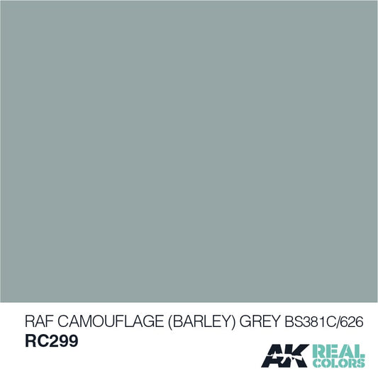 AK Real Colors RAF Camouflage (BARLEY) Grey BS381C/626 -