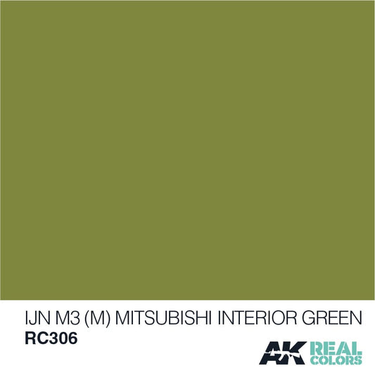 AK Real Colors IJN M3 (M) MITSUBISHI Interior Green