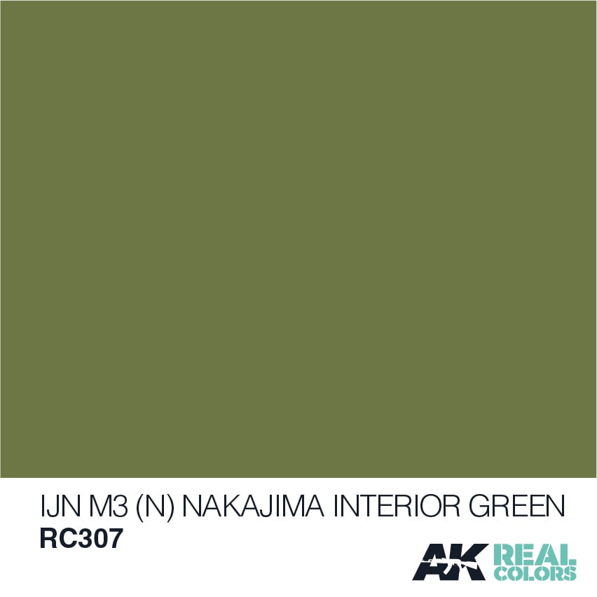 AK Real Colors IJN M3 (N) NAKAJIMA Interior Green