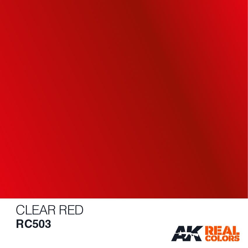  AK Real Colors Clear Red airbrush paint