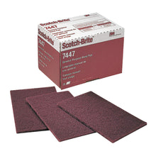 Scotch Brite Maroon Red sanding pads for surface prep, cleaning, rust removal, and light sanding tasks.