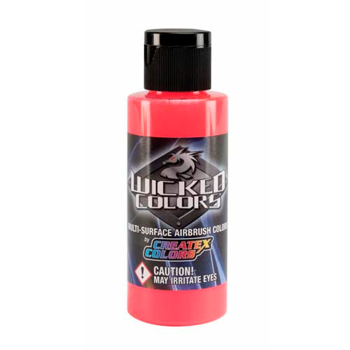 Createx Wicked Airbrush Paint Fluorescent Red