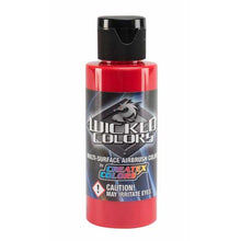Wicked Detail Scarlet multi-surface airbrush paint with fine pigment grind, matte finish, and excellent adhesion.