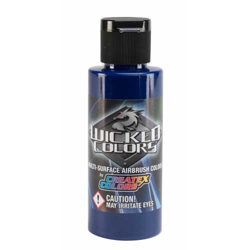 Createx Wicked Airbrush Paint  Detail Cobalt Blue