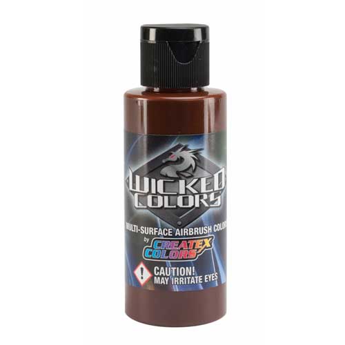Createx Wicked Airbrush Paint  Detail Burnt Umber