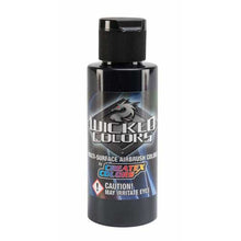 Wicked Detail Smoke Black multi-surface airbrush paint with fine pigment grind, matte finish, and excellent adhesion.