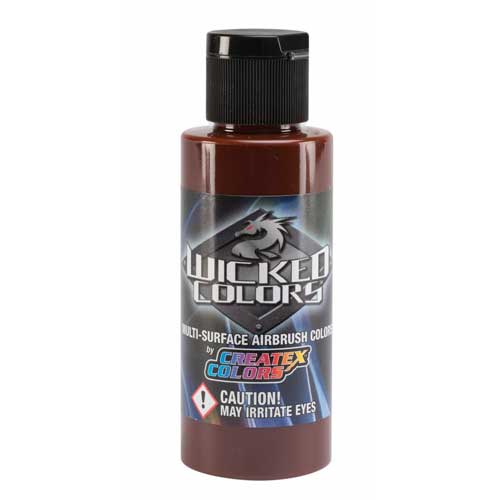 Createx Wicked Airbrush Paint  Detail Burnt Sienna