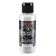 Cosmic Sparkle Silver Createx Wicked Colors multi-surface airbrush paint with refined pearl effect for vibrant finishes.
