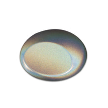 Wicked Flair Silver Spectrum showing holographic pearl flake with smooth color shift and metallic oil stain effect